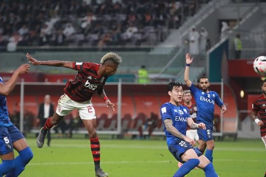 Sorgte mit dem 2:1 für die Vorentscheidung gegen Al-Hilal: Flamengos Bruno Henrique (2.