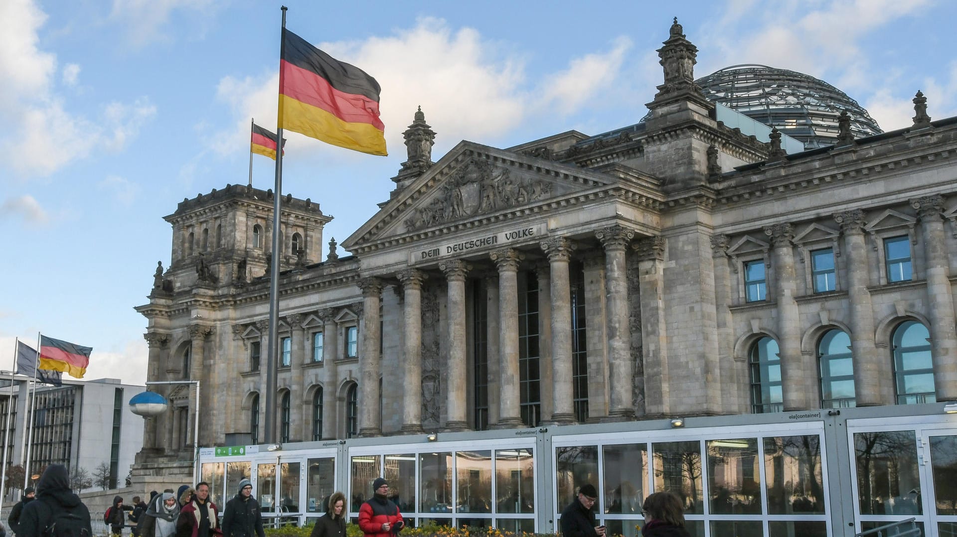 Der Reichstag in Berlin.