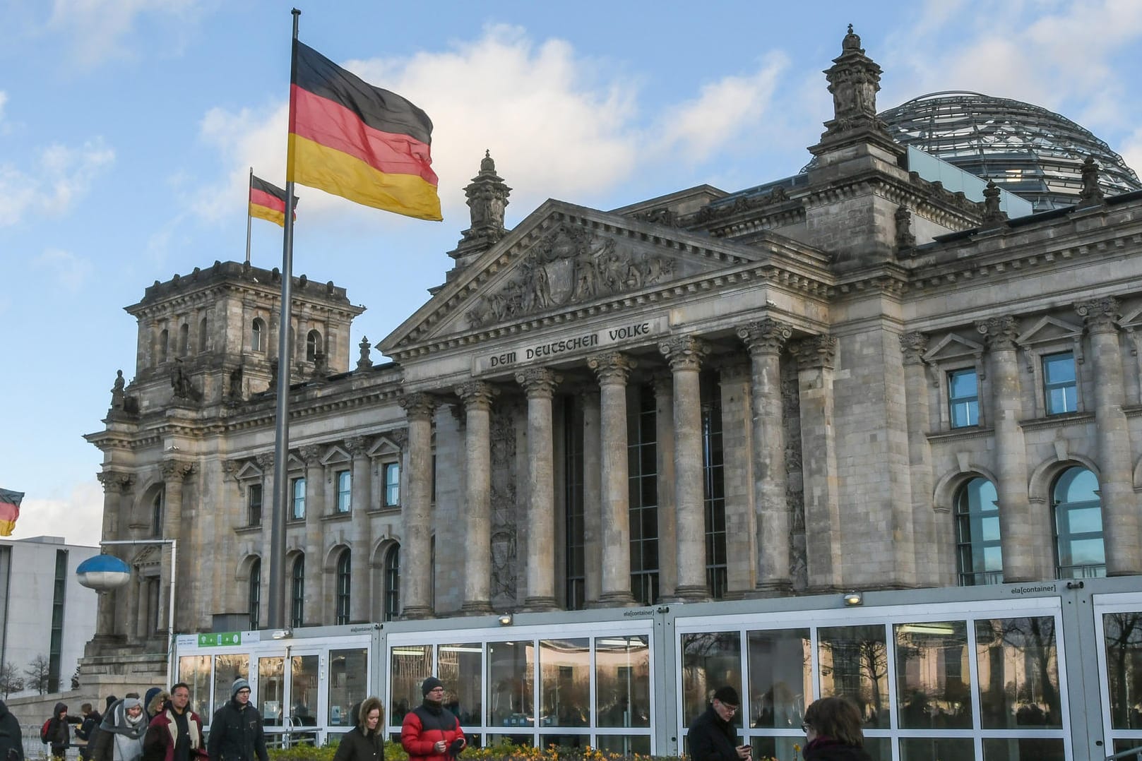 Der Reichstag in Berlin.