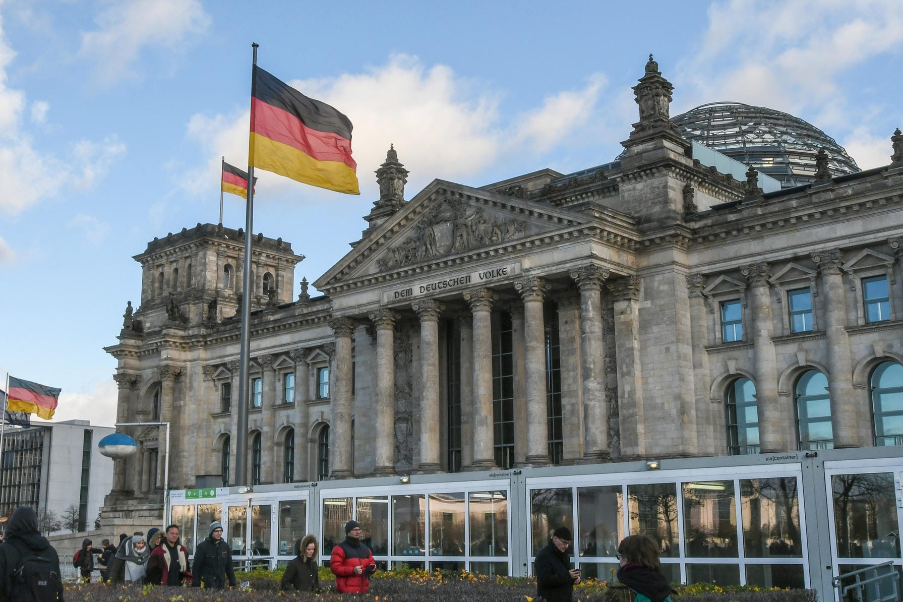 Der Reichstag in Berlin.