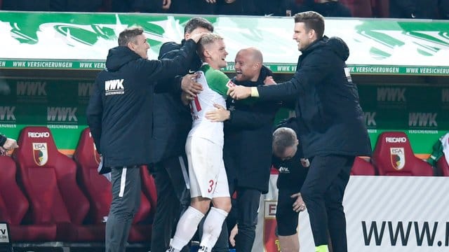 Erzielte zwei Tore gegen Fortuna Düsseldorf: Augsburgs Philipp Max.