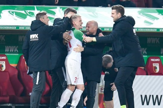 Erzielte zwei Tore gegen Fortuna Düsseldorf: Augsburgs Philipp Max.