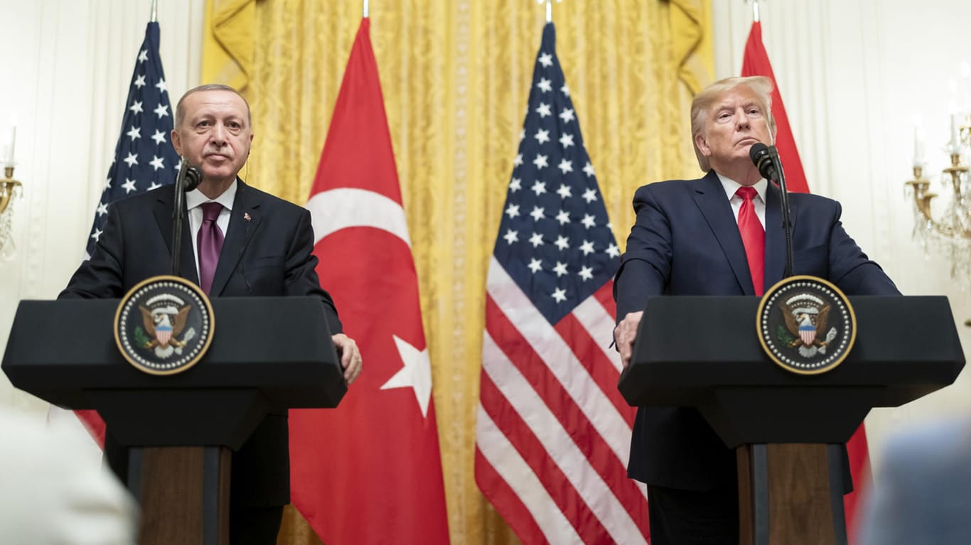 Recep Tayyip Erdogan und Donald Trump im November in Washington: Die Türkei warnt die USA vor einer "gefährlichen Eskalation".
