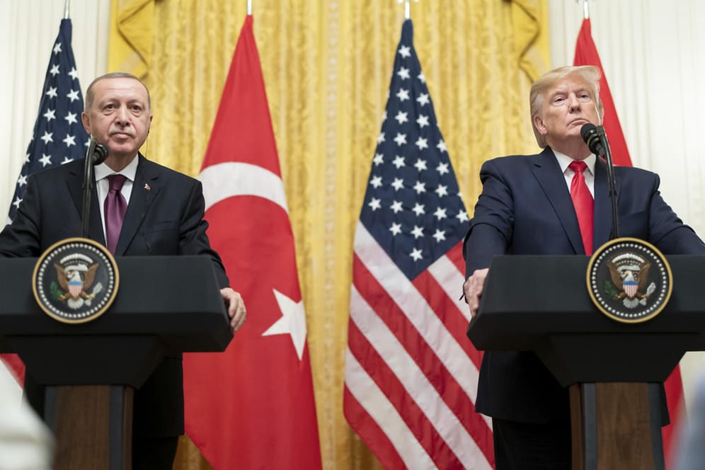 Recep Tayyip Erdogan und Donald Trump im November in Washington: Die Türkei warnt die USA vor einer "gefährlichen Eskalation".