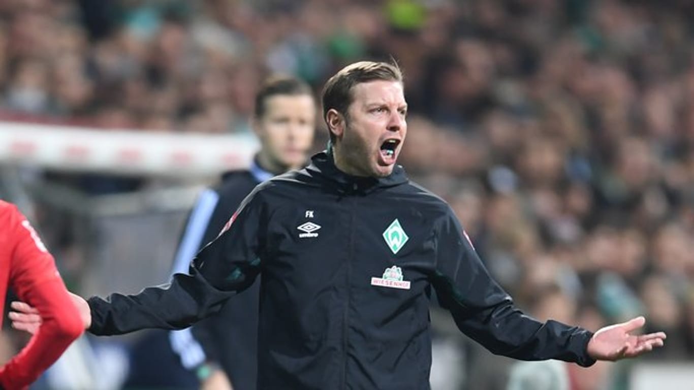 Musste mit seinem Team eine weitere bittere Niederlage hinnehmen: Werder-Trainer Florian Kohfeldt.
