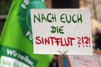 Ein Schild bei einer "Fridays for Future"-Demonstration: Auch in Hagen war das Klimathema eines der wichtigsten im Jahr 2019.