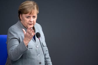 Angela Merkel: Die Bundeskanzlerin bezieht Stellung zur Flüchtlingspolitik.