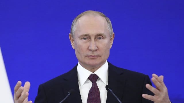 Wladimir Putin, Präsident von Russland.