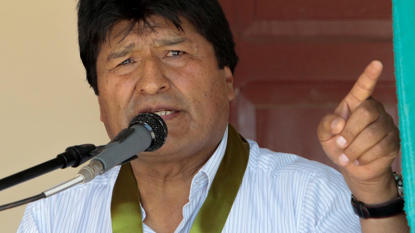 Evo Morales: Der geflüchtete bolivianische Ex-Präsident regierte das Land 14 Jahre lang und hält sich zurzeit in Argentinien auf.