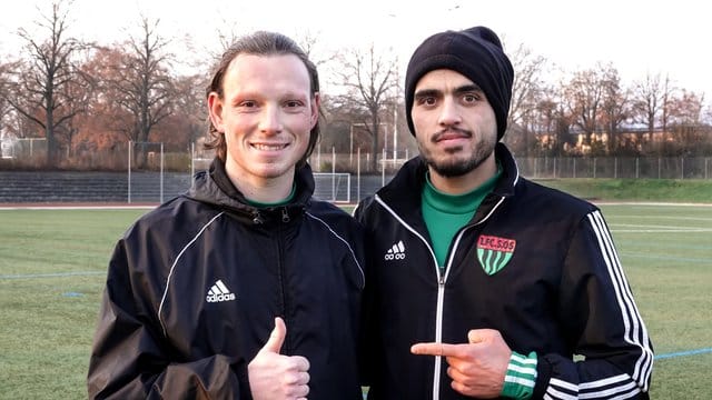 Mehr als nur Teamkollegen: Christian Köppel (l) und Mohamad Awata. Mehr als nur Teamkollegen: Christian Köppel (l) und Mohamad Awata.