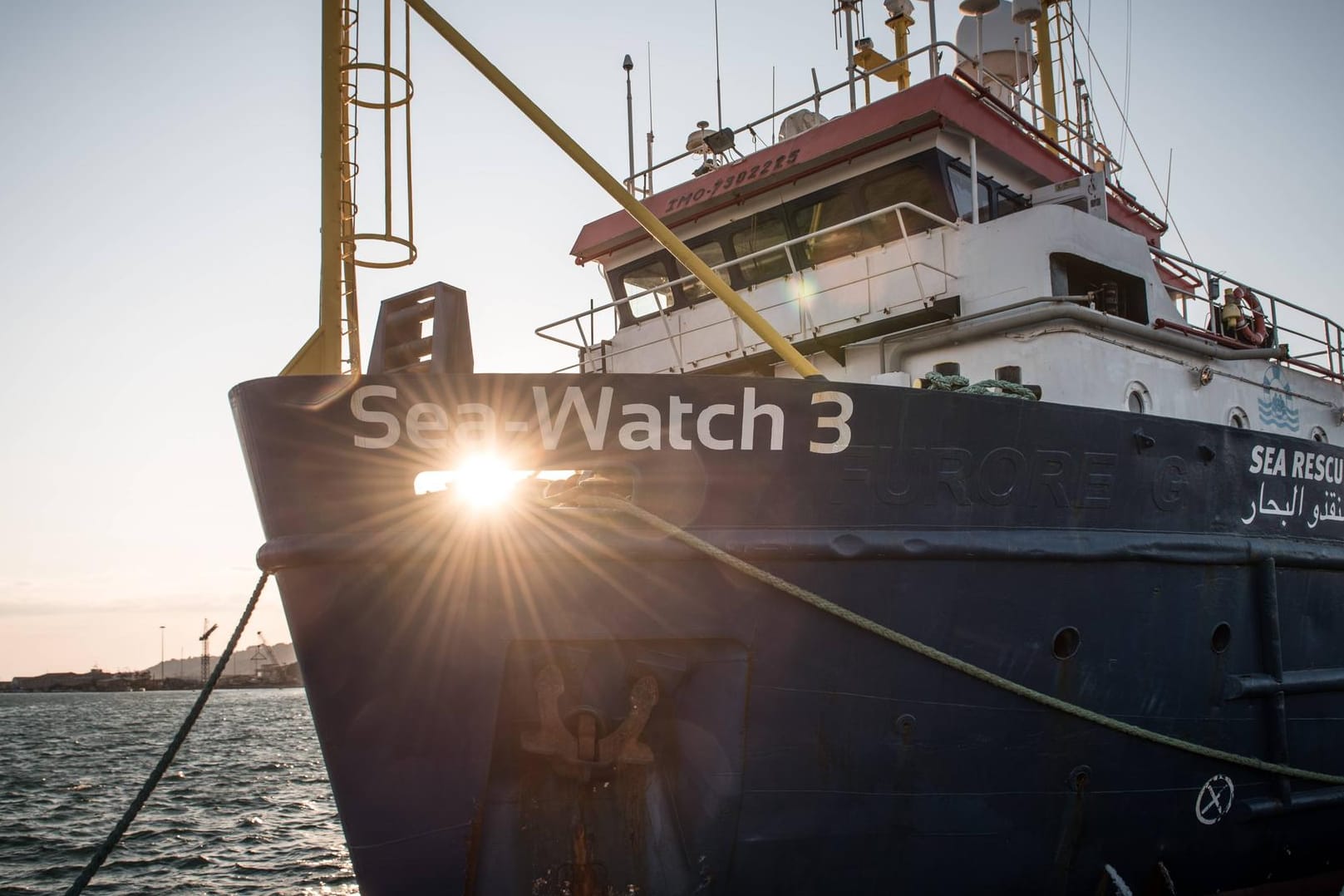 Die beschlagnahmte Sea Watch 3: Fast sechs Monate wurde das Rettungsschiff in Italien festgehalten.