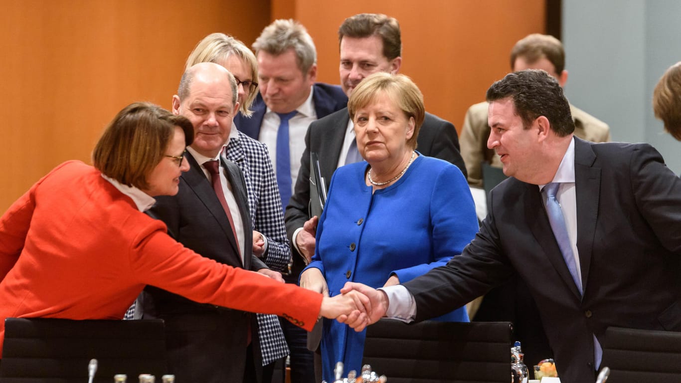 Merkel und ihr Kabinett: Nach viel Gezeter will die Groko im neuen Jahr harmonischer regieren. Ob es ihr gelingt?