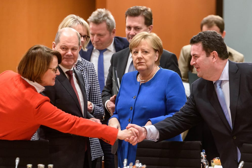 Merkel und ihr Kabinett: Nach viel Gezeter will die Groko im neuen Jahr harmonischer regieren. Ob es ihr gelingt?