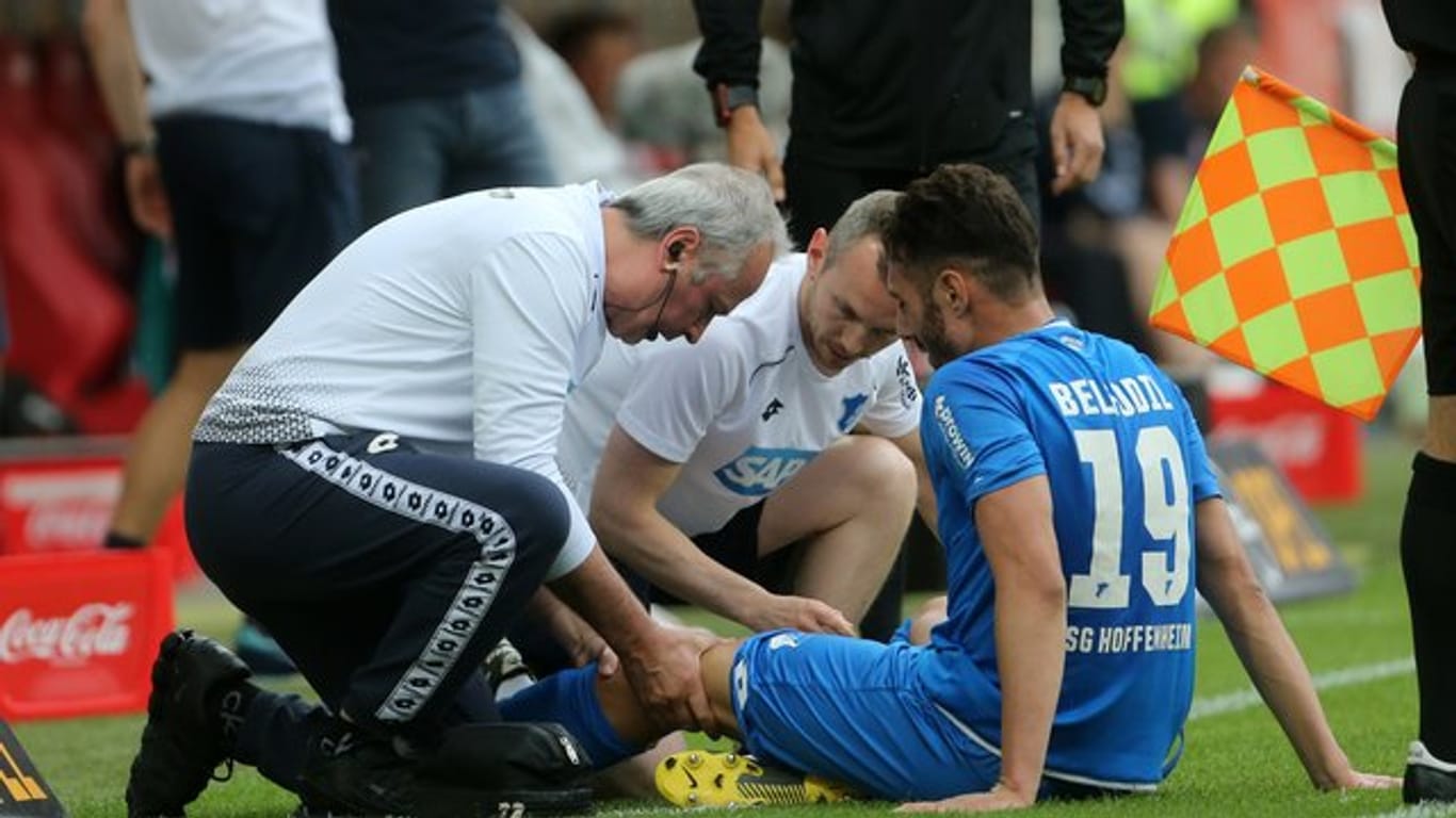 Hoffenheims Ishak Belfodil hatte sich im Mai am Knie verletzt.