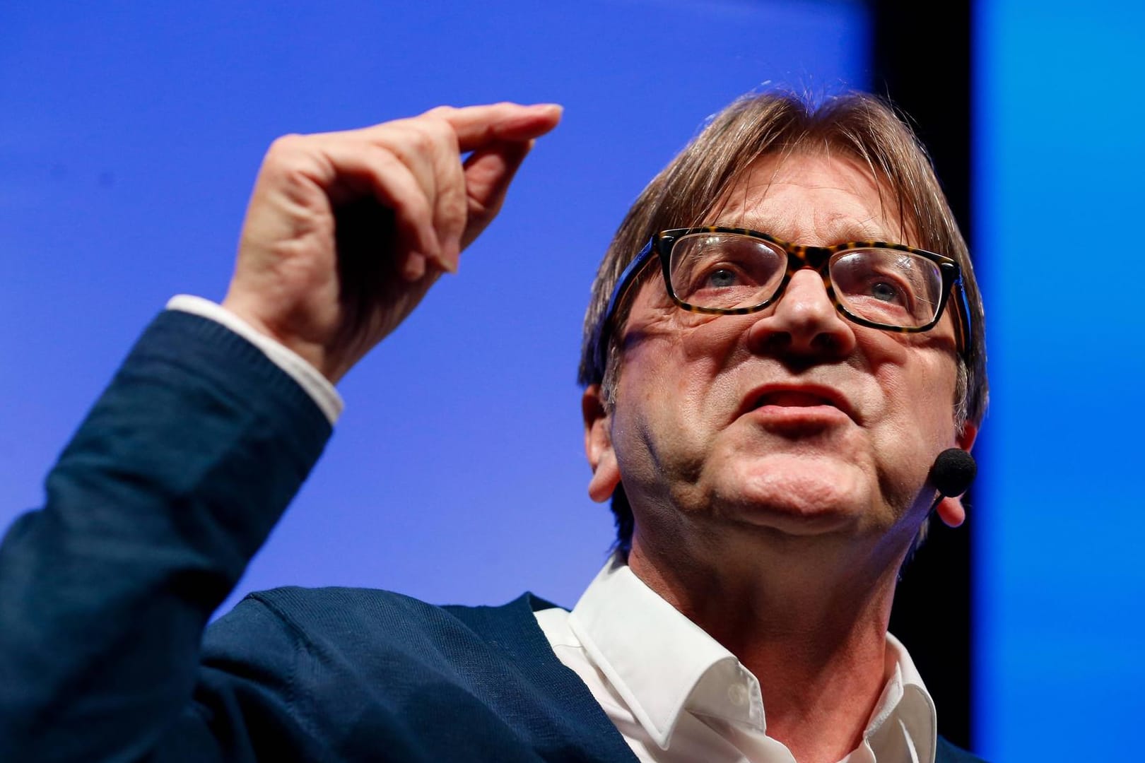 Guy Verhofstadt: Der Europaabgeordnete verglich auf Twitter die Politik der polnischen Regierungspartei PiS mit der Stalins oder Putins (Archivbild).