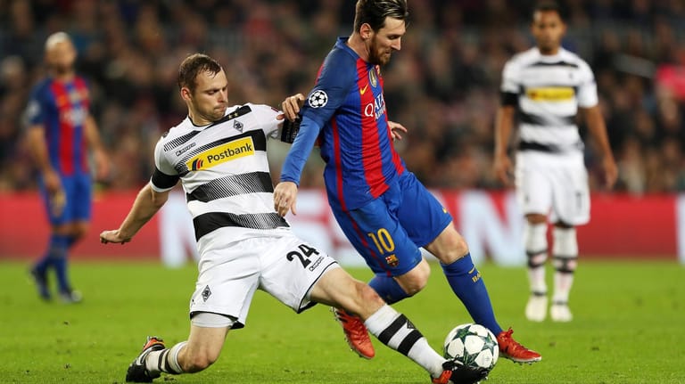 Mit der Borussia avancierte Jantschke zum Champions-League-Spieler – und grätschte Messi ab.