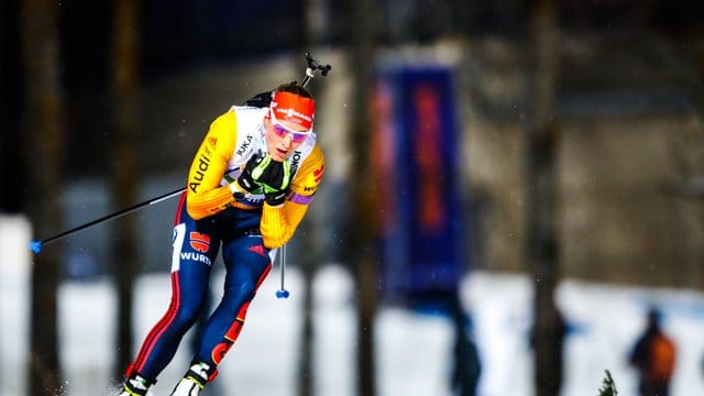 Denise Herrmann zeigte sich in Le Grand-Bornand verbessert.