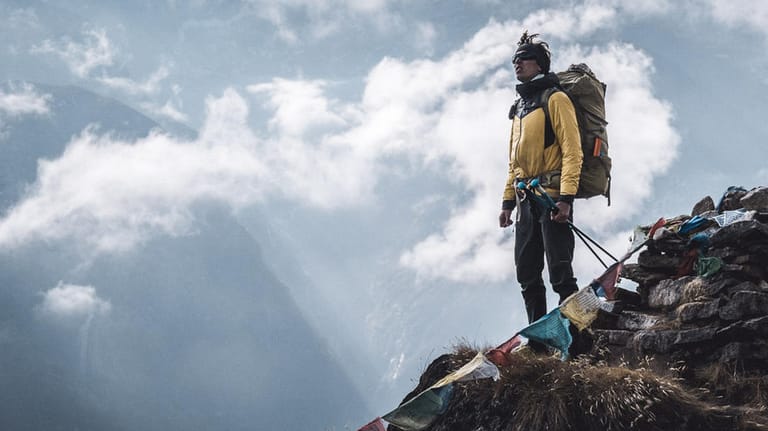 Extrembergsteiger Jost Kobusch in Nepal: Der 27-Jährige will im Winter auf den Mount Everest steigen – allein und ohne Sauerstoffflasche.