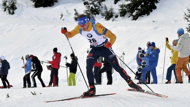 Simon Schempp belegte in der Verfolgung den zehnten Platz.