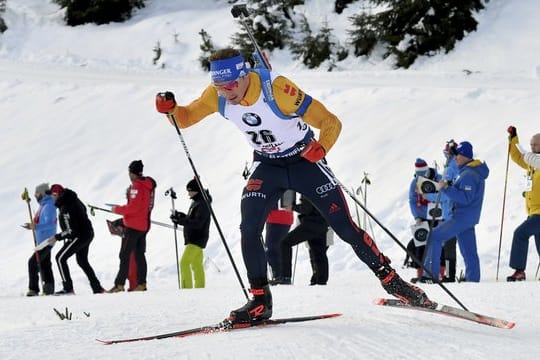 Simon Schempp belegte in der Verfolgung den zehnten Platz.