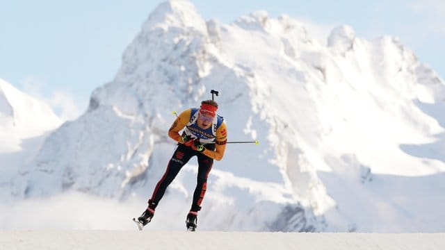 Der Deutsche Biathlet Benedikt Doll will auch beim Massenstart überzeugen.