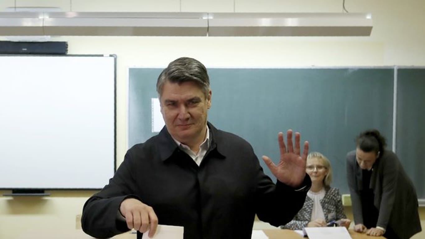 Zoran Milanovic, Präsidentschaftskandidat der Sozialdemokraten, will Kolinda Grabar-Kitarovic beerben.