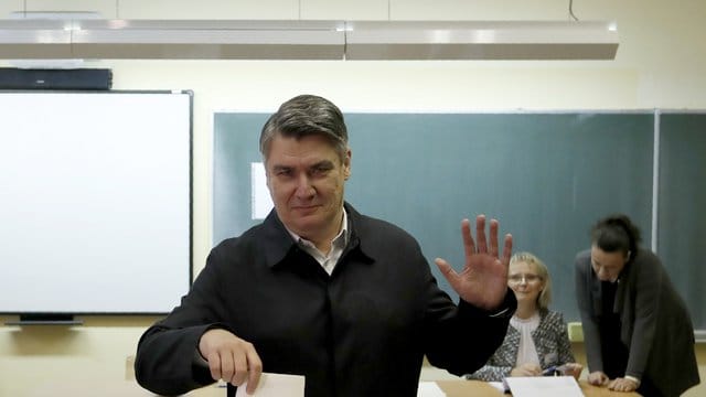 Zoran Milanovic, Präsidentschaftskandidat der Sozialdemokraten, will Kolinda Grabar-Kitarovic beerben.