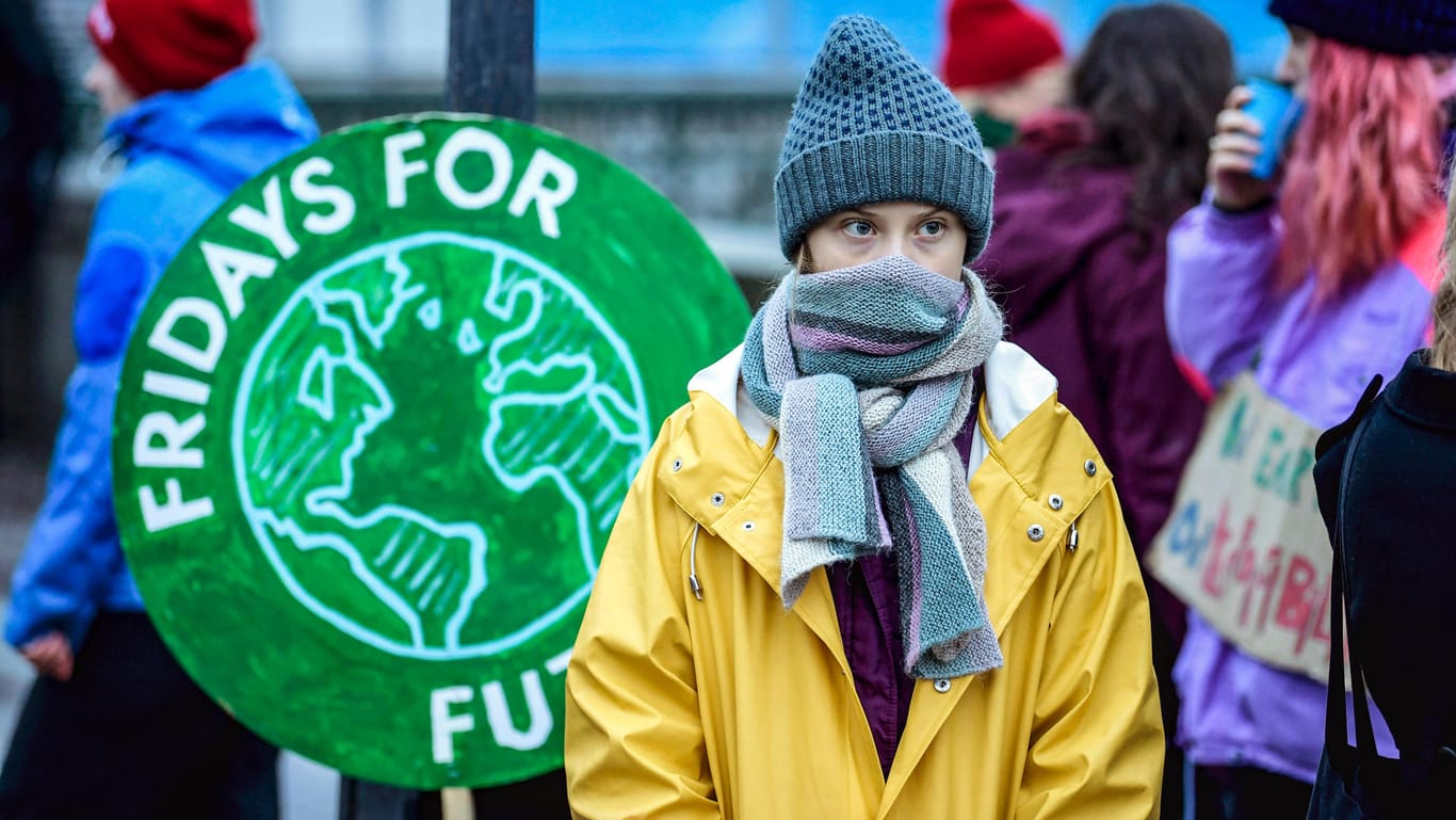 Greta Thunberg: Die Klimaaktivistin hat gerade wieder an einem Fridays-for-Future-Streik vor dem schwedischen Parlament teilgenommen.