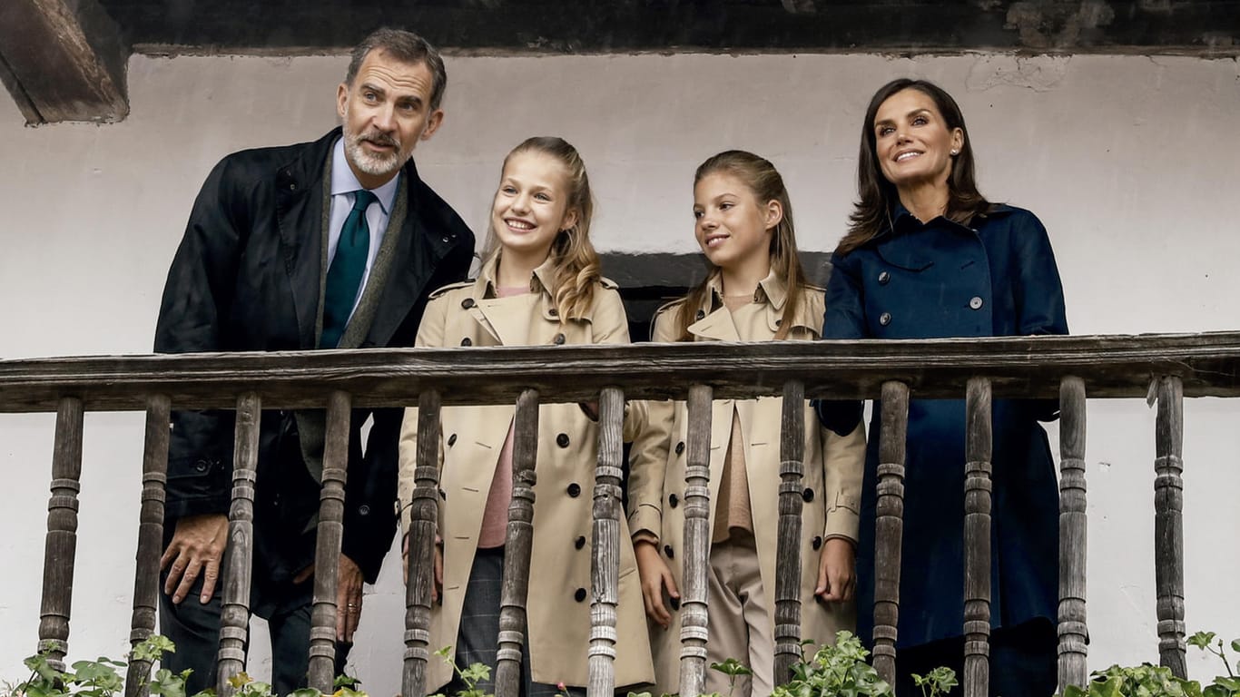 Dies ist das Motiv der diesjährigen Weihnachtskarte der spanischen Königsfamilie.