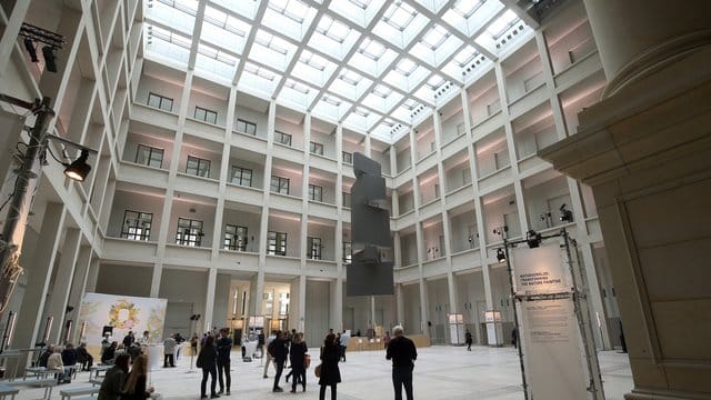 Das Foyer des Humboldt-Forums im Berliner Schloss.