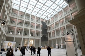 Das Foyer des Humboldt-Forums im Berliner Schloss.