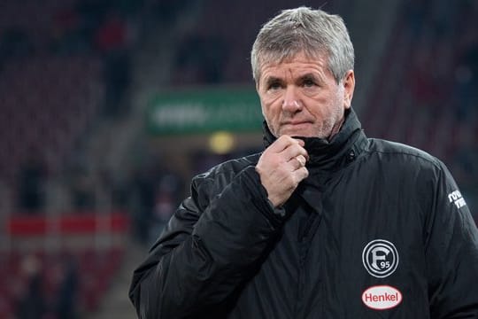 Trainer Friedhelm Funkel wird Fortuna Düsseldorf im Falle des Klassenerhalts weiterbetreuen.