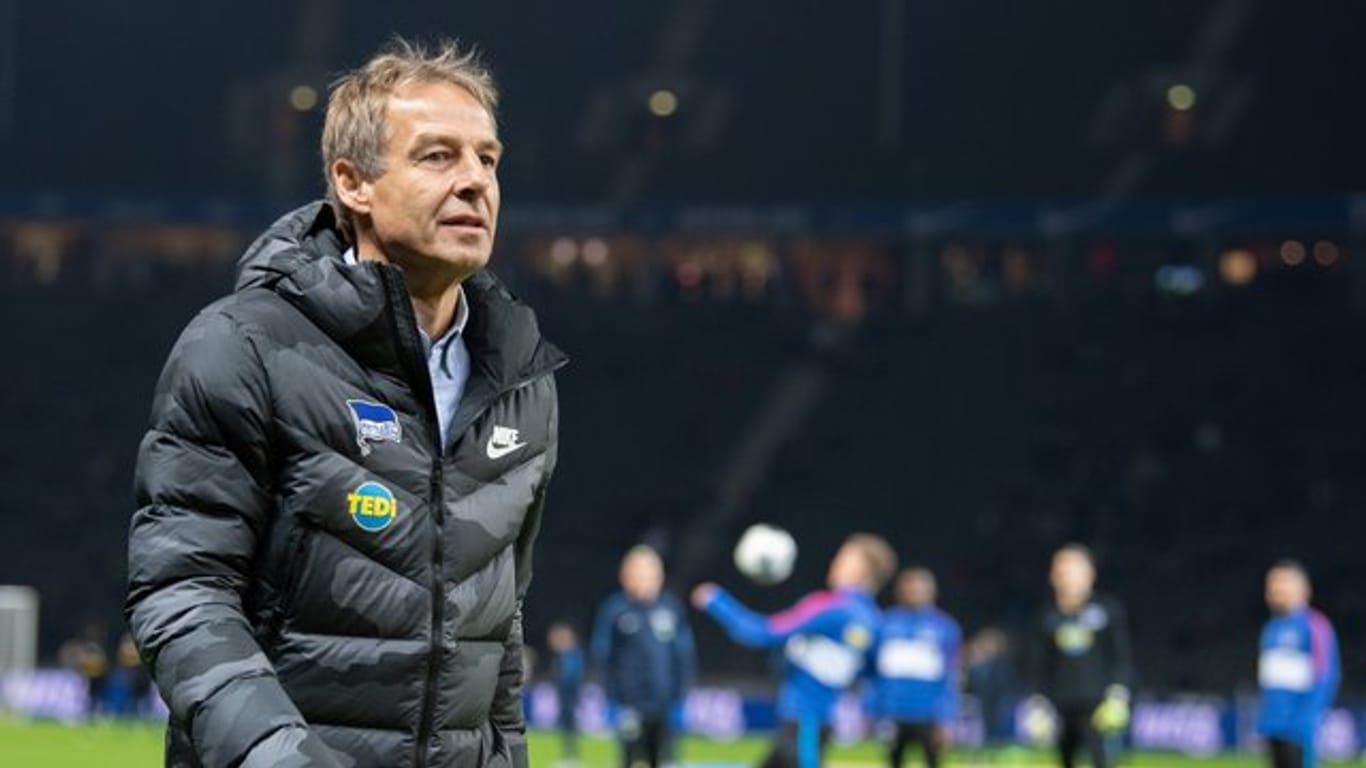 Hertha-Trainer Jürgen Klinsmann startet die Rückrunden-Vorbereitung bereits am 29.