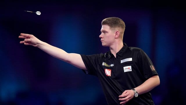 Nico Kurz ist bei der Darts-WM ausgeschieden.