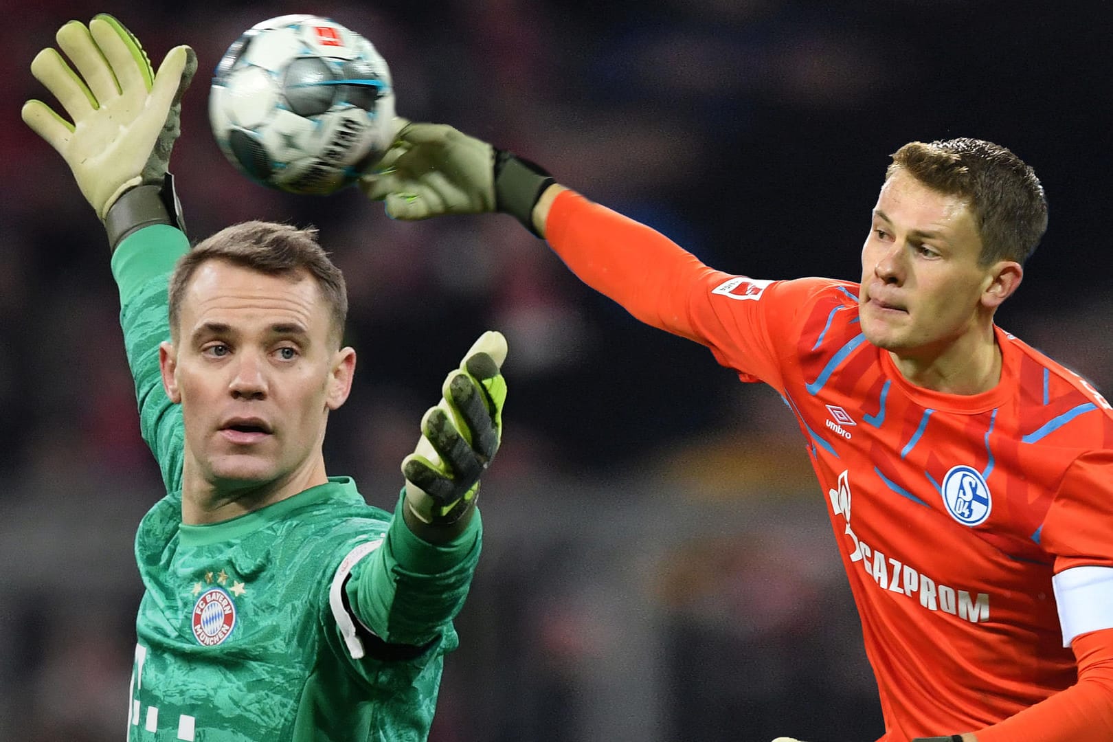 Zwei Torhüter-Generationen auf einem Bild: Manuel Neuer und Alexander Nübel (r.).