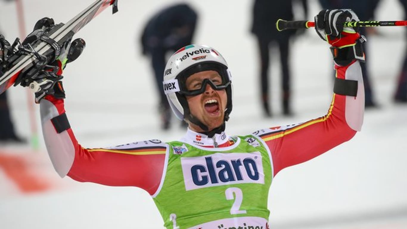 Stefan Luitz war nach seinem zweiten Platz in Alta Badia glücklich.