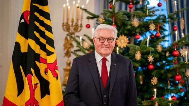 Bundespräsident Frank-Walter Steinmeier im Schloss Bellevue.