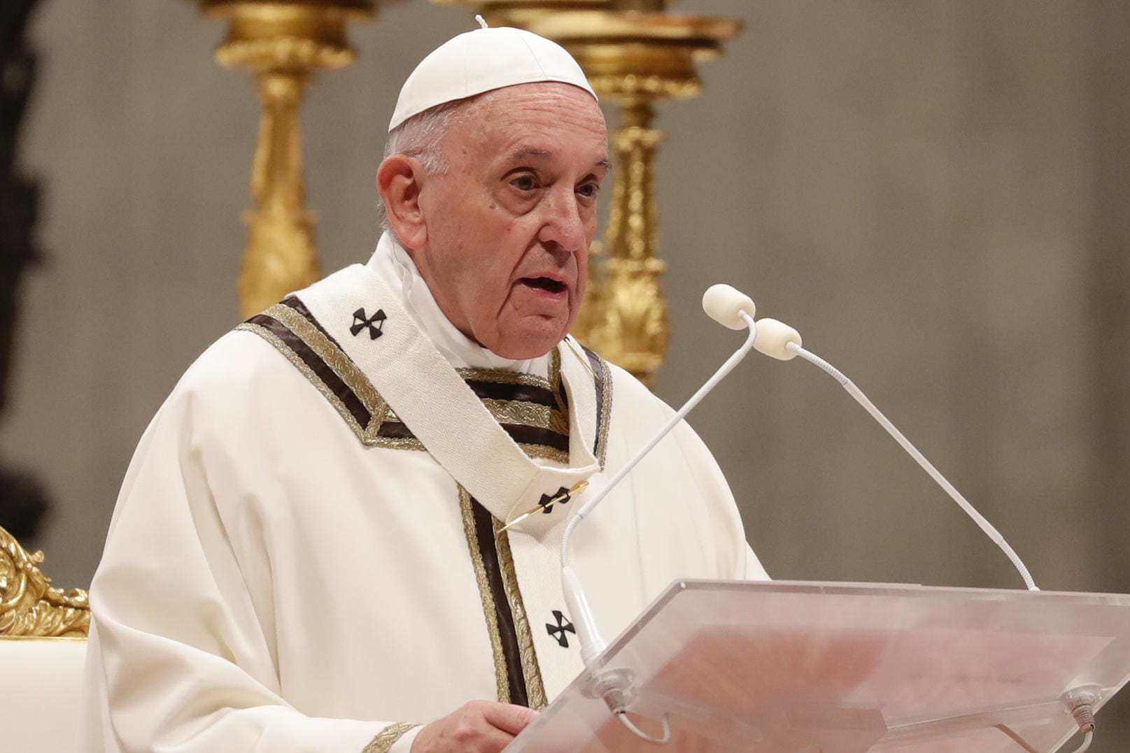 Papst Franziskus: Das Oberhaupt der katholischen Kirche appellierte an die Gläubigen.