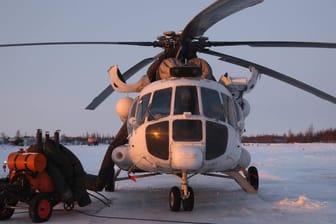 MI-8 in Sibirien (Archivbild): Ein Hubschrauber dieser Bauart ist in einem Schneesturm abgestürzt.