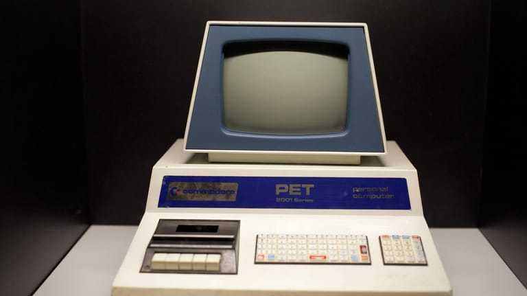 Der Commodore PET Personal Electronic Transactor: Das Gerät war einer der ersten PCs mit dem von Peddle entwickelten Prozessor.