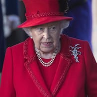 Königin Elizabeth II. beim Gottesdienst: Die Queen hat ein turbulentes Jahr hinter sich.