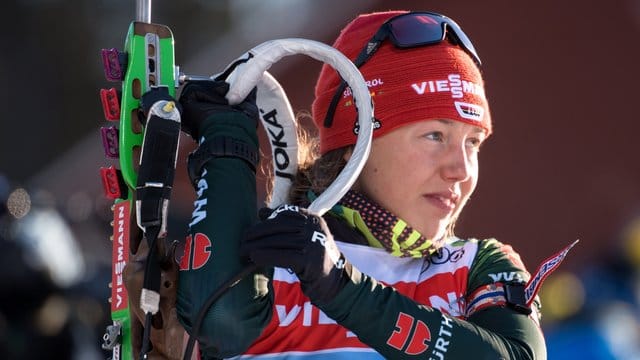 Laura Dahlmeier geht mit Erik Lesser beim Biathlon-Event auf Schalke an den Start.