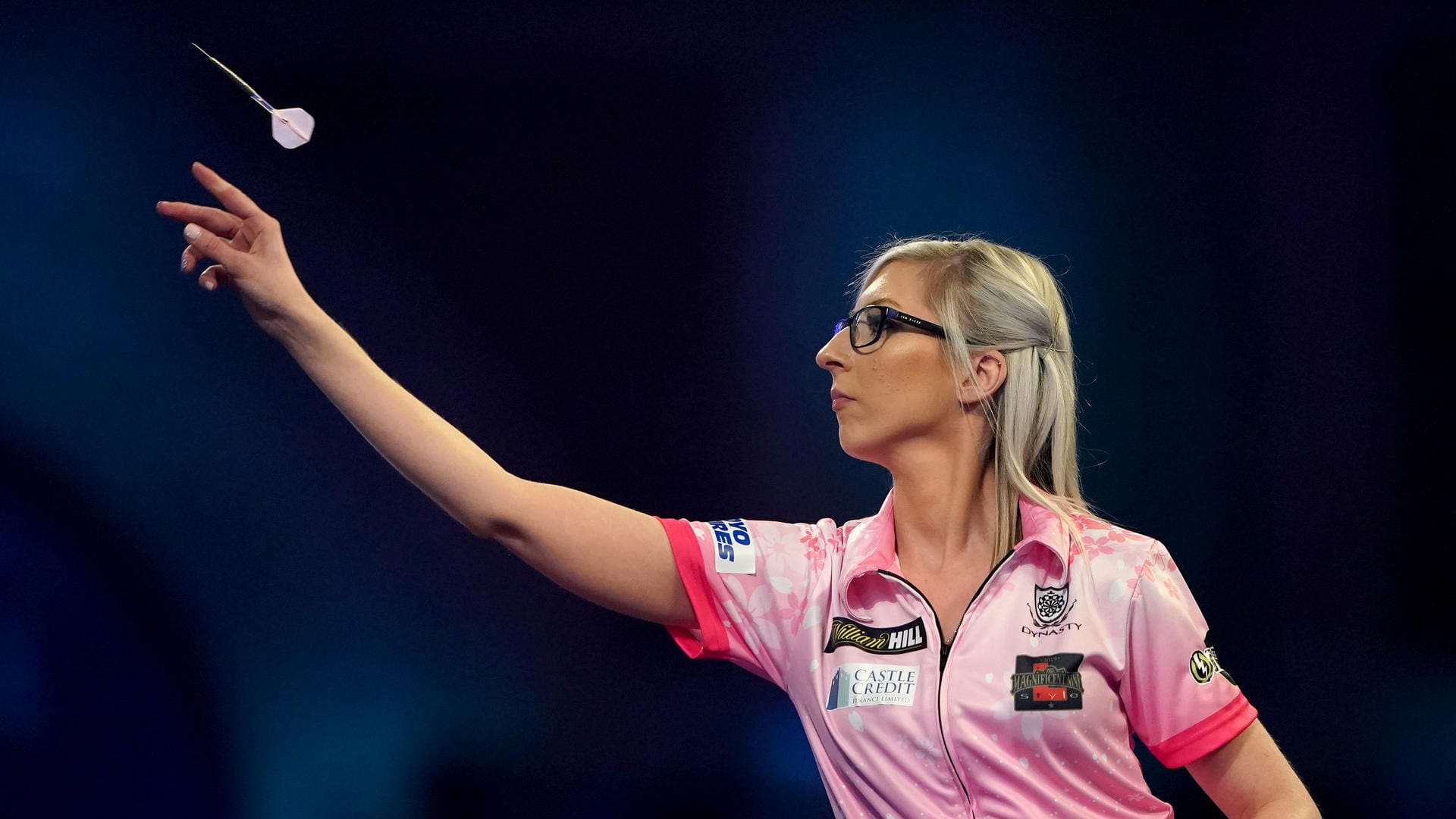 Verpasste den Sprung ins Achtelfinale: Die britische Darts-Spielerin Fallon Sherrock.