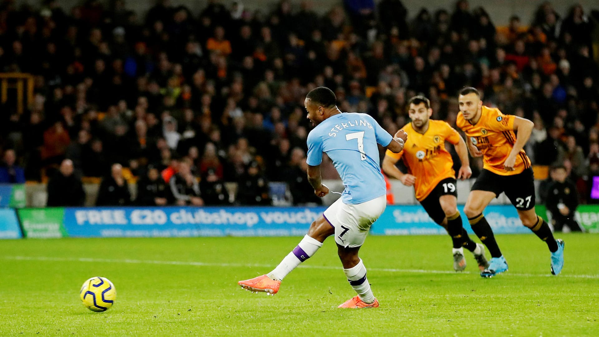 Verwandelte das 1:0 per Elfmeter: Raheem Sterling.