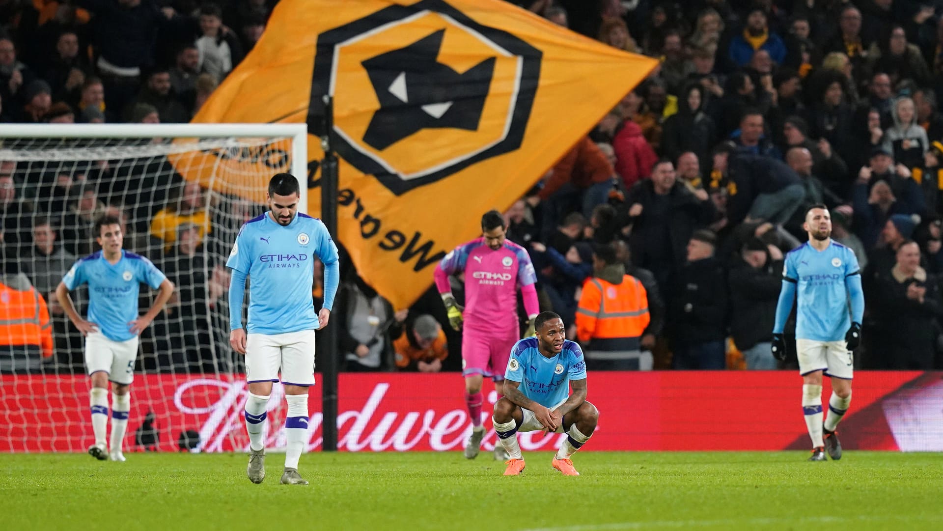 Ließen beim Wolverhampton die nächsten Punkte im Titelkampf liegen: Das Team von Manchester City.