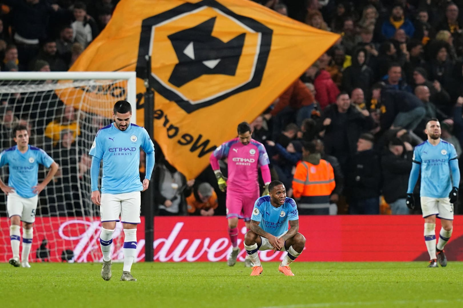 Ließen beim Wolverhampton die nächsten Punkte im Titelkampf liegen: Das Team von Manchester City.