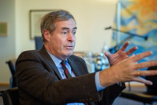 Ingo Kramer, Präsident der Bundesvereinigung der Deutschen Arbeitgeberverbände, während eines Interviews.