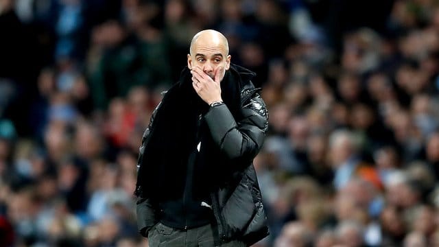 Glaubt nicht mehr an den Meister-Titel: Manchester Citys Coach Pep Guardiola. Glaubt nicht mehr an den Meister-Titel: Manchester Citys Coach Pep Guardiola.
