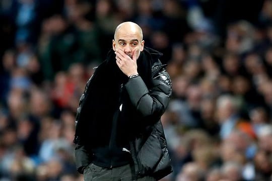 Glaubt nicht mehr an den Meister-Titel: Manchester Citys Coach Pep Guardiola.