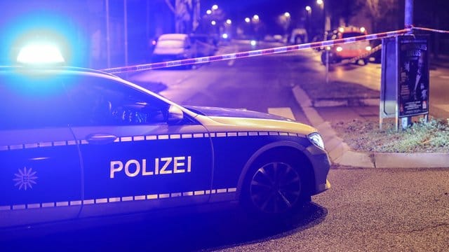 Ein Einsatzfahrzeug der Polizei in Stuttgart.